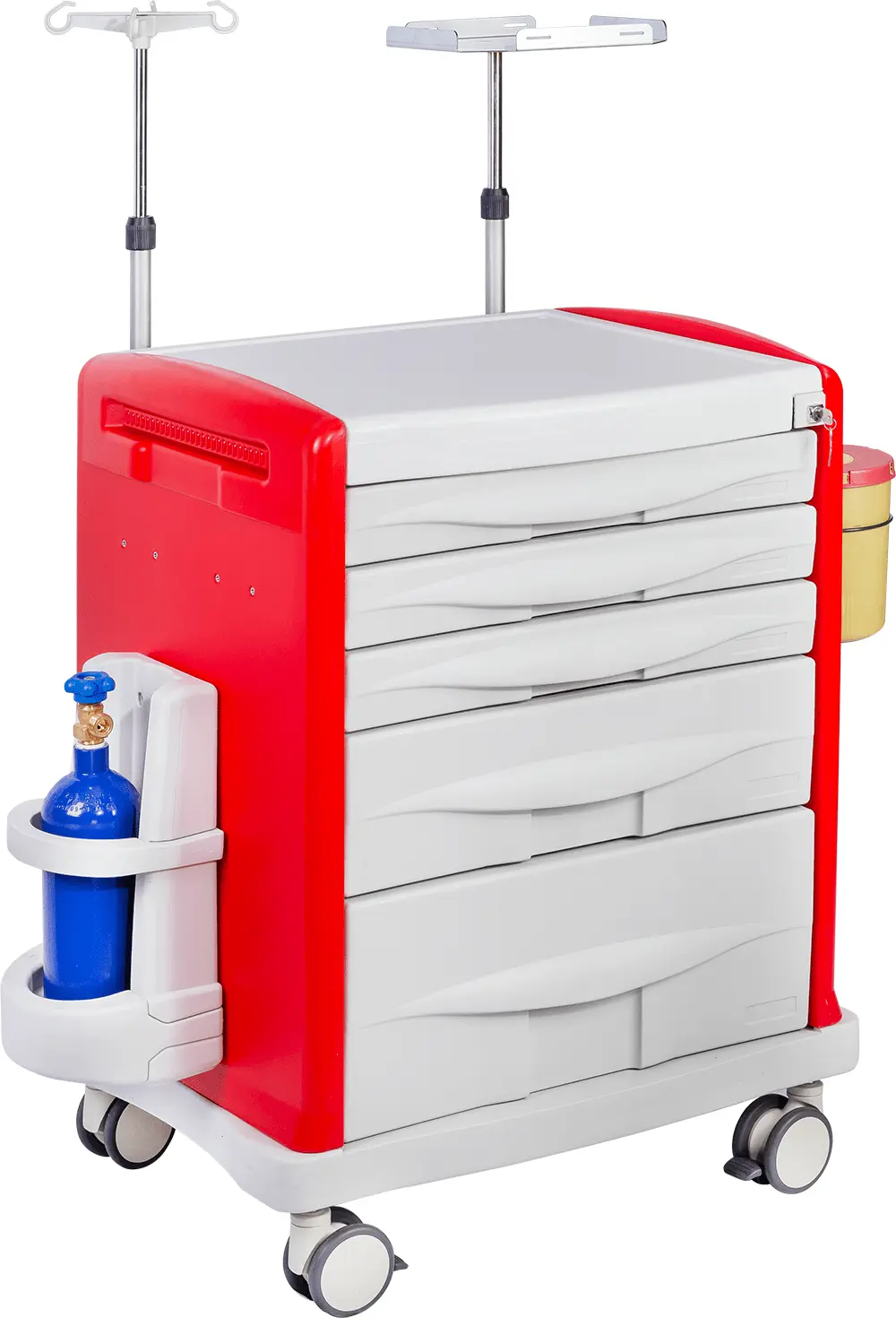 MYS-728N Emergency & Medication Trolley front view