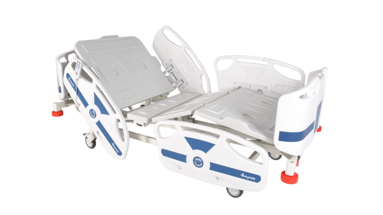 electric hospital bed in modern healthcare facility